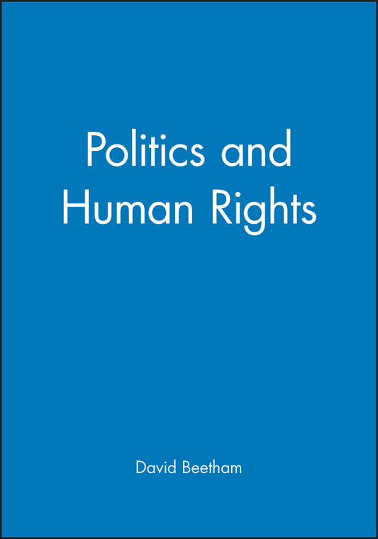 Politics and Human Rights (Paperback / softback) 9780631196662