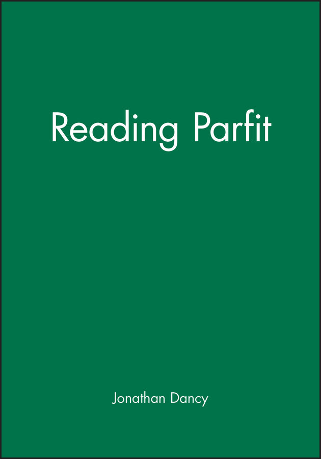 Reading Parfit (Paperback / softback) 9780631197263