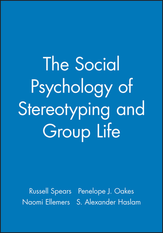 The Social Psychology of Stereotyping and Group Life (Paperback / softback) 9780631197737