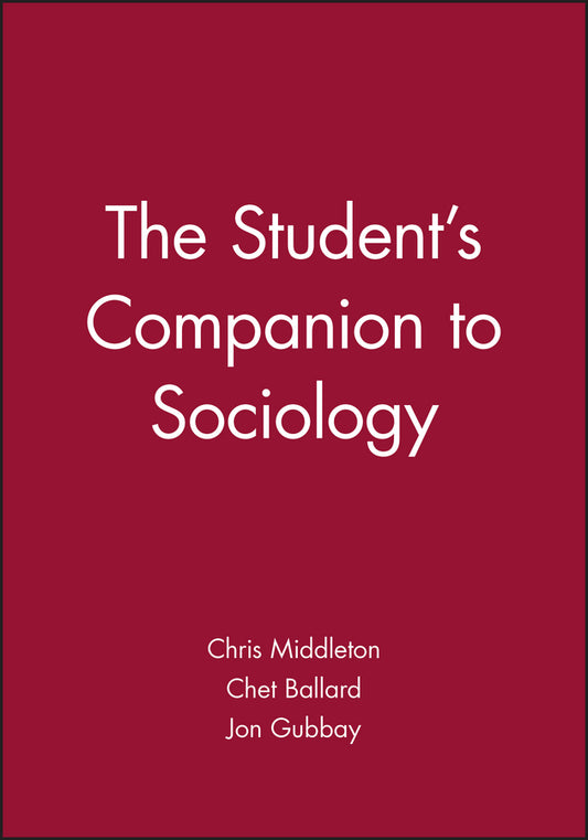 The Student's Companion to Sociology (Hardback) 9780631199472
