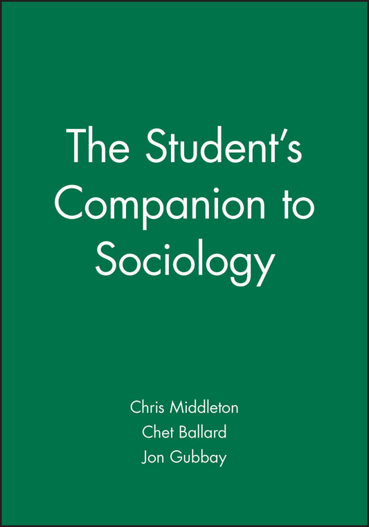 The Student's Companion to Sociology (Paperback / softback) 9780631199489