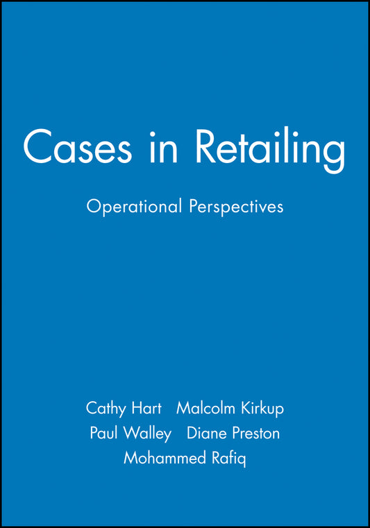Cases in Retailing; Operational Perspectives (Paperback / softback) 9780631201731