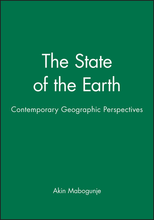 The State of the Earth; Contemporary Geographic Perspectives (Paperback / softback) 9780631202448