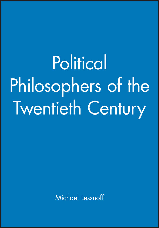 Political Philosophers of the Twentieth Century (Paperback / softback) 9780631202615