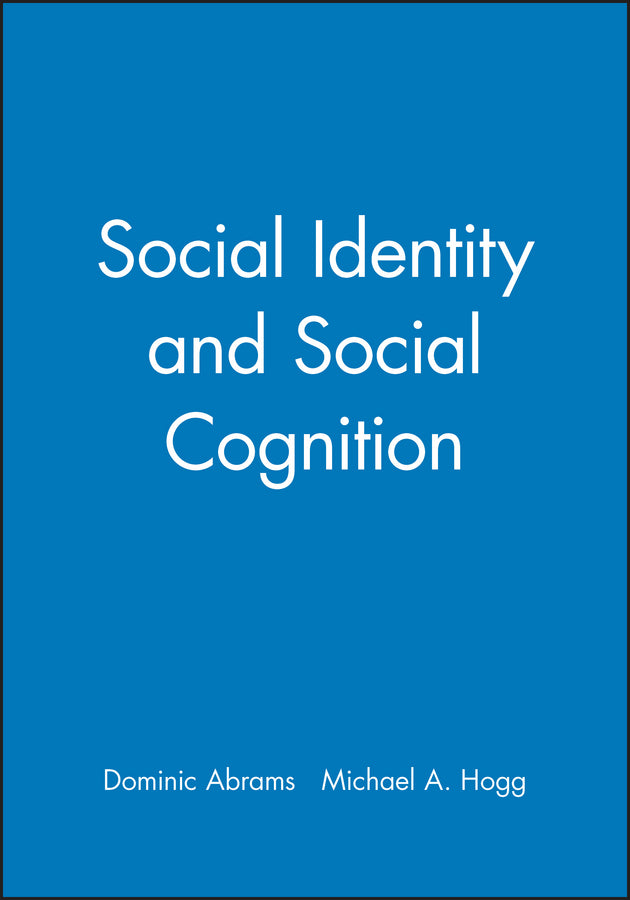 Social Identity and Social Cognition (Paperback / softback) 9780631206439