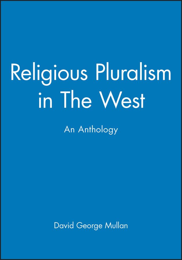 Religious Pluralism in The West; An Anthology (Paperback / softback) 9780631206705