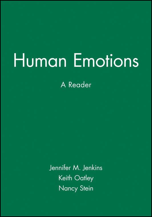Human Emotions; A Reader (Hardback) 9780631207474