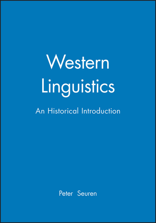 Western Linguistics; An Historical Introduction (Paperback / softback) 9780631208914