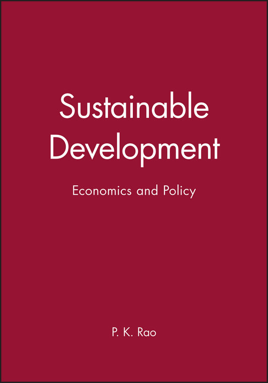 Sustainable Development; Economics and Policy (Hardback) 9780631209935
