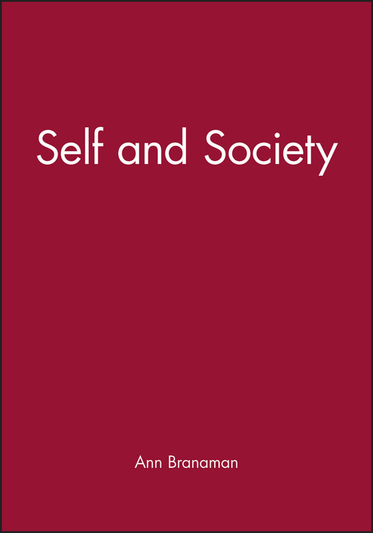Self and Society (Paperback / softback) 9780631215400