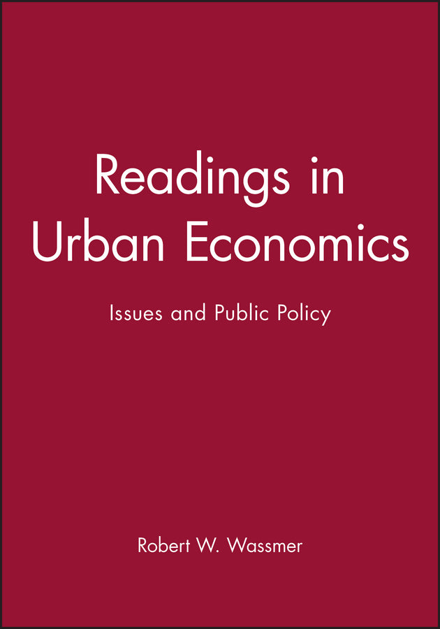 Readings in Urban Economics; Issues and Public Policy (Paperback / softback) 9780631215882