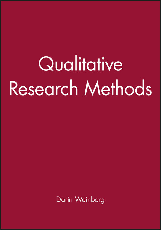 Qualitative Research Methods (Paperback / softback) 9780631217626