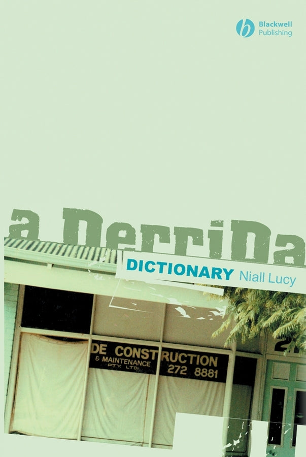 A Derrida Dictionary (Paperback / softback) 9780631218432