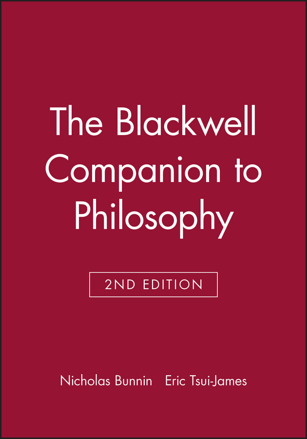 The Blackwell Companion to Philosophy (Paperback / softback) 9780631219088