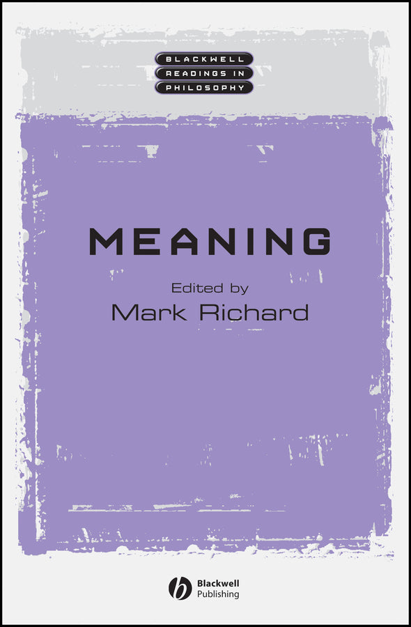 Meaning (Hardback) 9780631222224