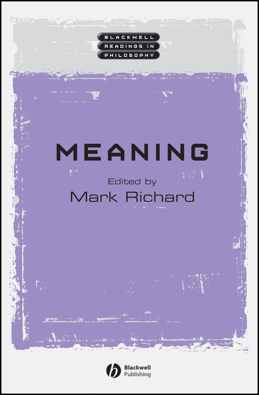 Meaning (Hardback) 9780631222224