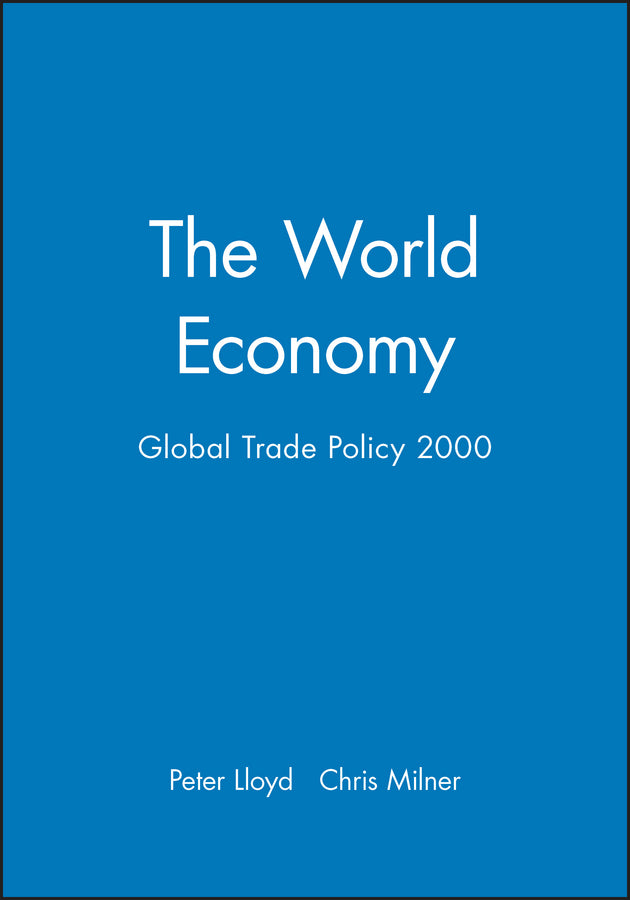 The World Economy; Global Trade Policy 2000 (Paperback / softback) 9780631224112