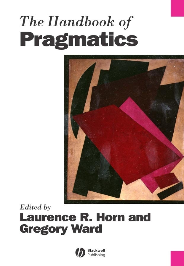The Handbook of Pragmatics (Paperback / softback) 9780631225485