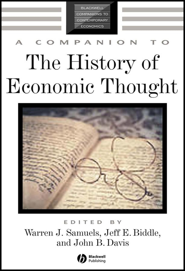 A Companion to the History of Economic Thought (Hardback) 9780631225737