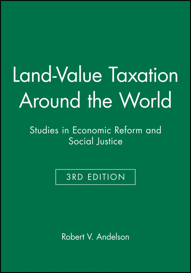 Land-Value Taxation Around the World; Studies in Economic Reform and Social Justice (Paperback / softback) 9780631226147
