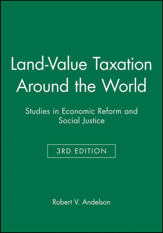 Land-Value Taxation Around the World; Studies in Economic Reform and Social Justice (Paperback / softback) 9780631226147