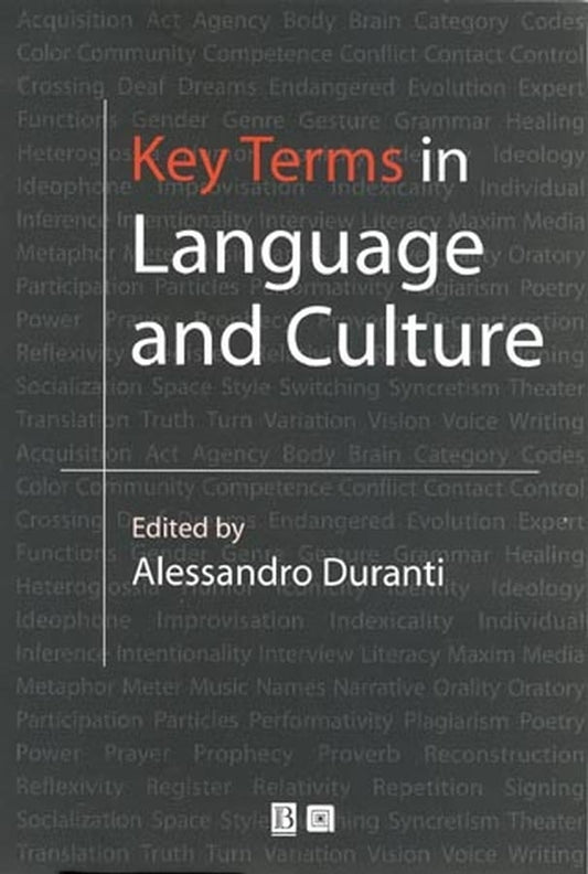 Key Terms in Language and Culture (Paperback / softback) 9780631226666