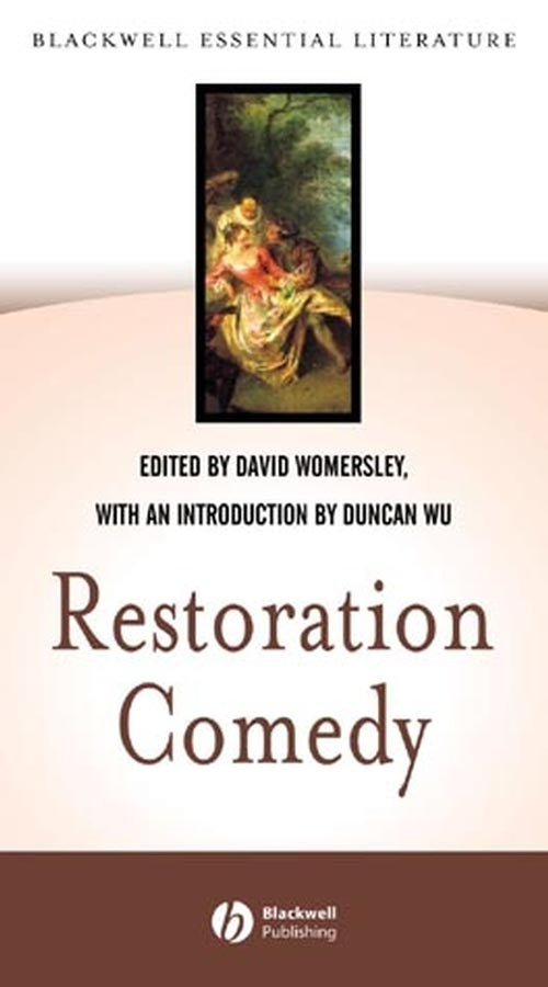 Restoration Comedy (Paperback / softback) 9780631234722