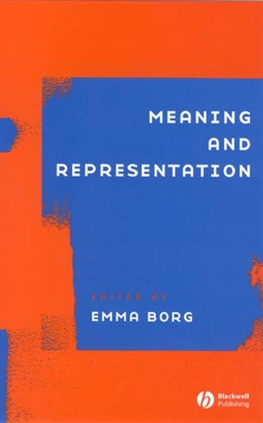 Meaning and Representation (Paperback / softback) 9780631235774