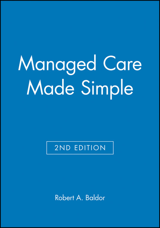 Managed Care Made Simple (Paperback / softback) 9780632043781