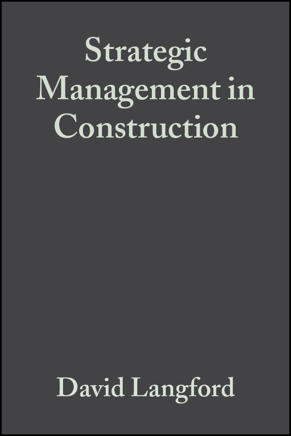 Strategic Management in Construction (Paperback / softback) 9780632049998