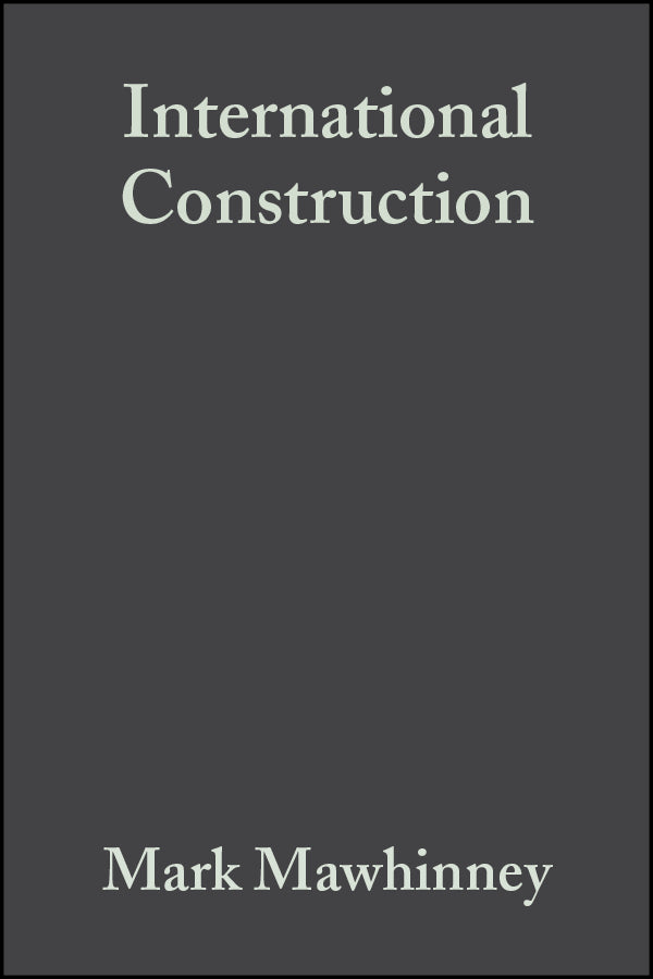 International Construction (Paperback / softback) 9780632058532