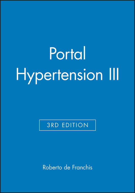 Portal Hypertension III (Hardback) 9780632059188