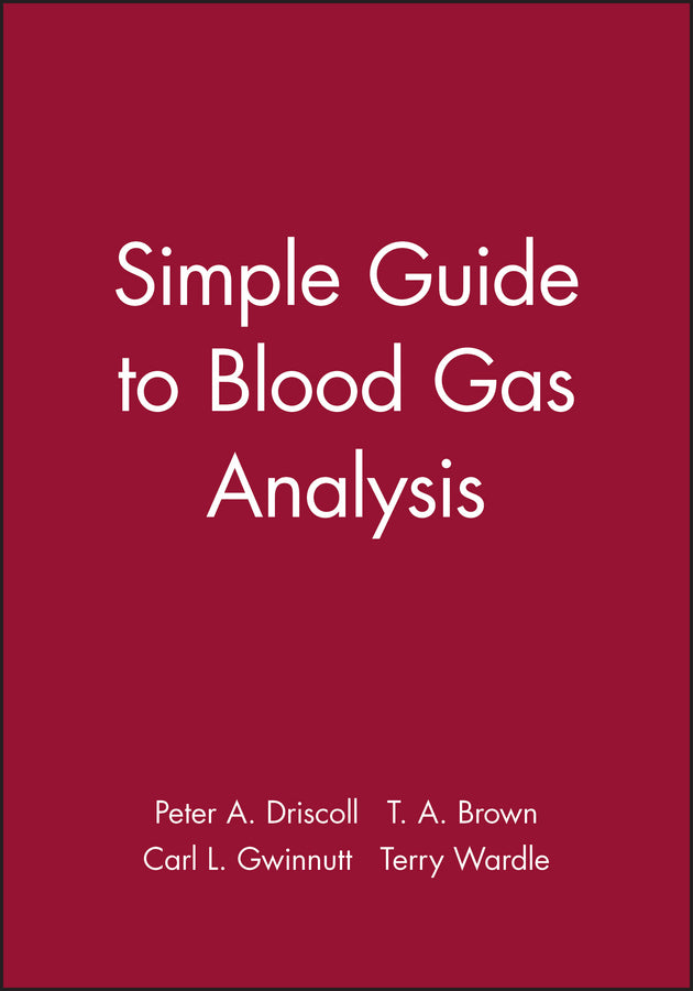 Simple Guide to Blood Gas Analysis (Paperback / softback) 9780727911070