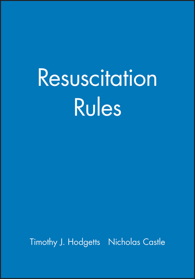 Resuscitation Rules (Paperback / softback) 9780727913715