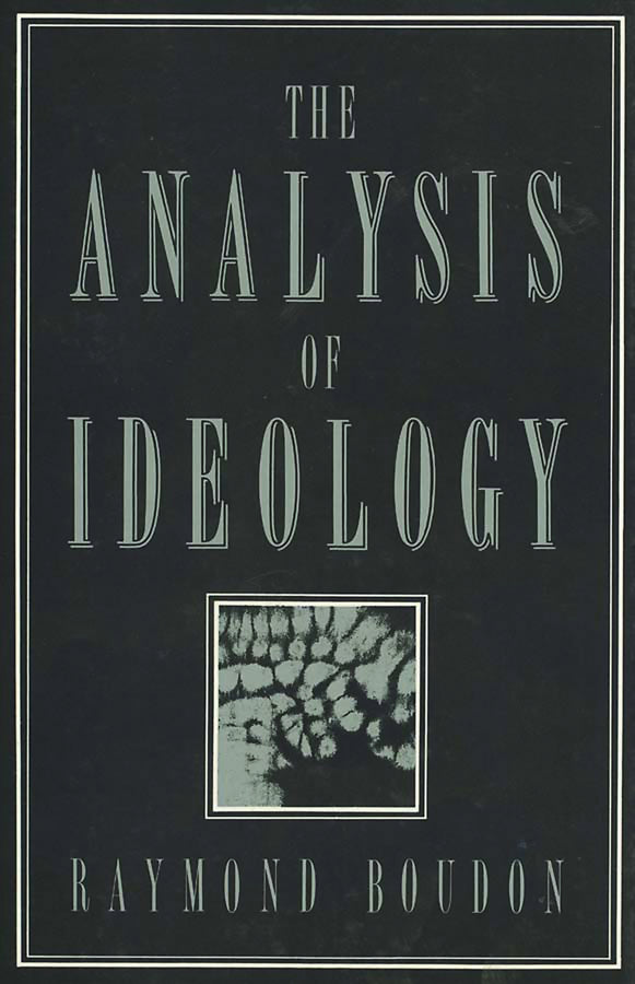 The Analysis of Ideology (Hardback) 9780745605524
