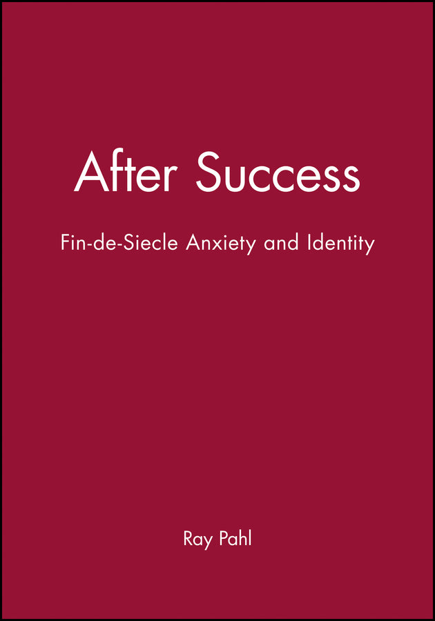 After Success; Fin-de-Siecle Anxiety and Identity (Paperback / softback) 9780745613345