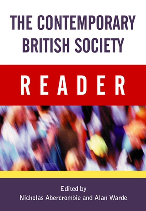 The Contemporary British Society Reader (Paperback / softback) 9780745622637