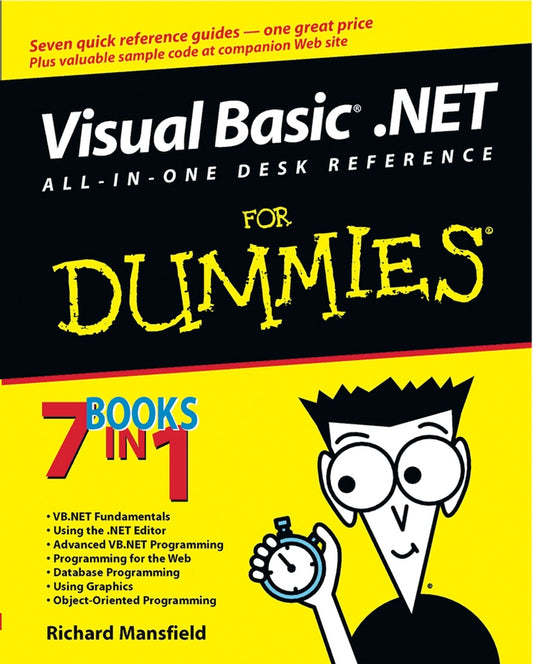Visual Basic .NET All-In-One Desk Reference For Dummies (Paperback / softback) 9780764525797