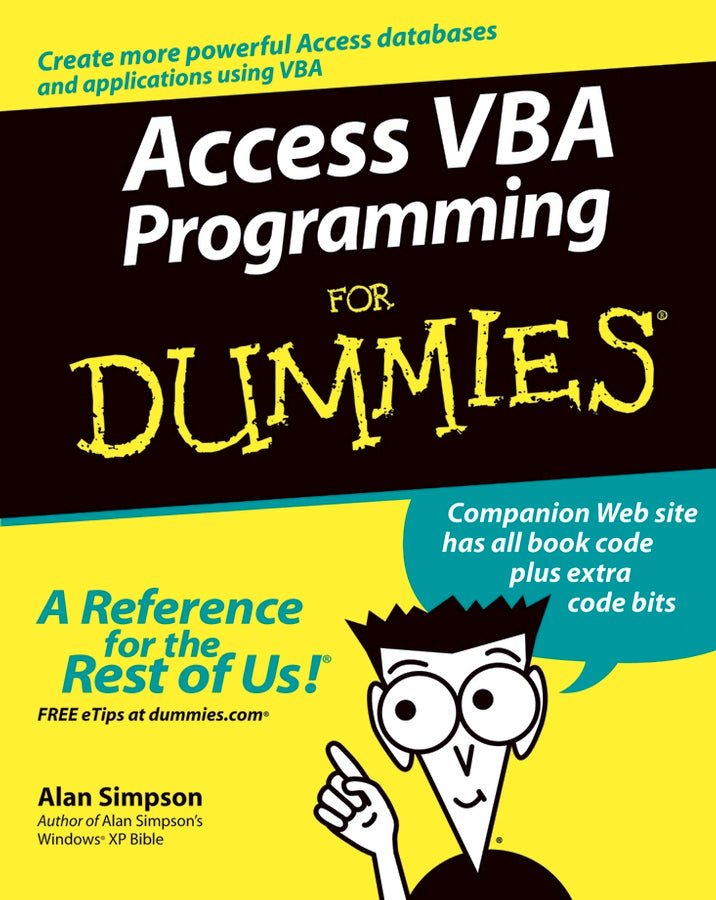 Access VBA Programming For Dummies (Paperback / softback) 9780764574115
