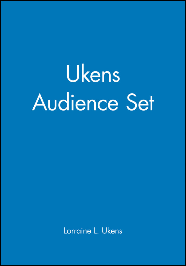 Ukens Audience Set, (Includes Energize Your Audience; All Together Now!; Working Together; Getting Together) (Paperback / softback) 9780787954185