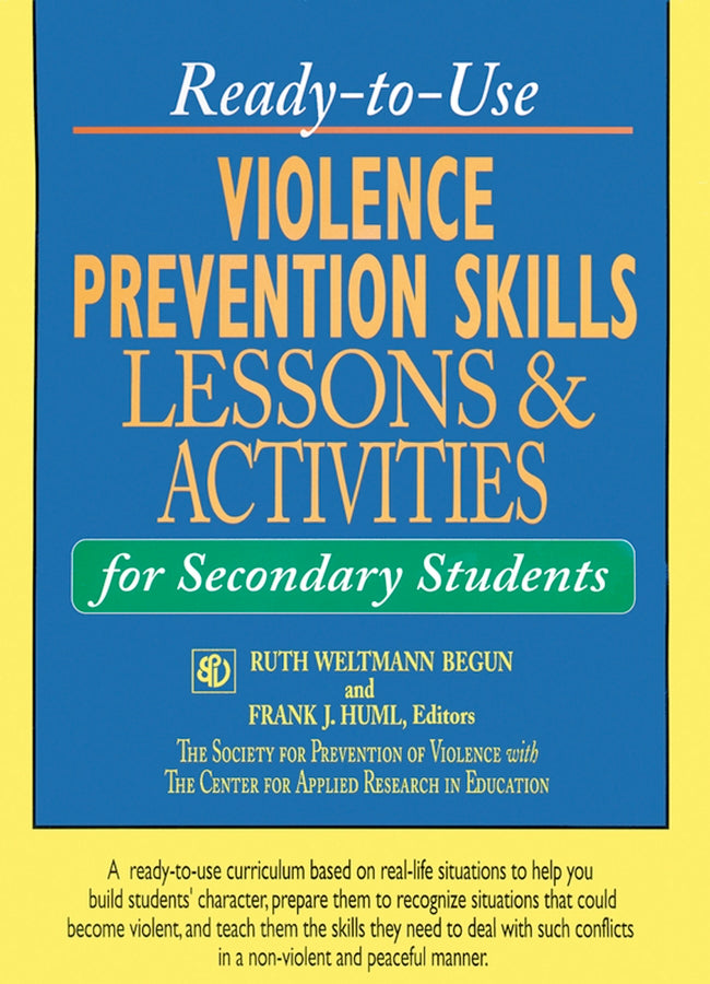 Ready-to-Use Violence Prevention Skills Lessons and Activities for Secondary Students (Paperback / softback) 9780787966911