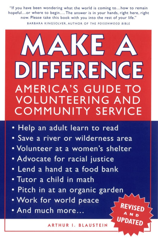 Make a Difference; America's Guide to Volunteering and Community Service (Paperback / softback) 9780787968045