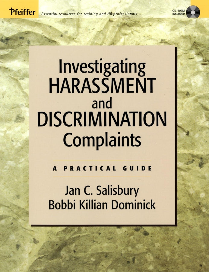 Investigating Harassment and Discrimination Complaints; A Practical Guide (Paperback / softback) 9780787968748
