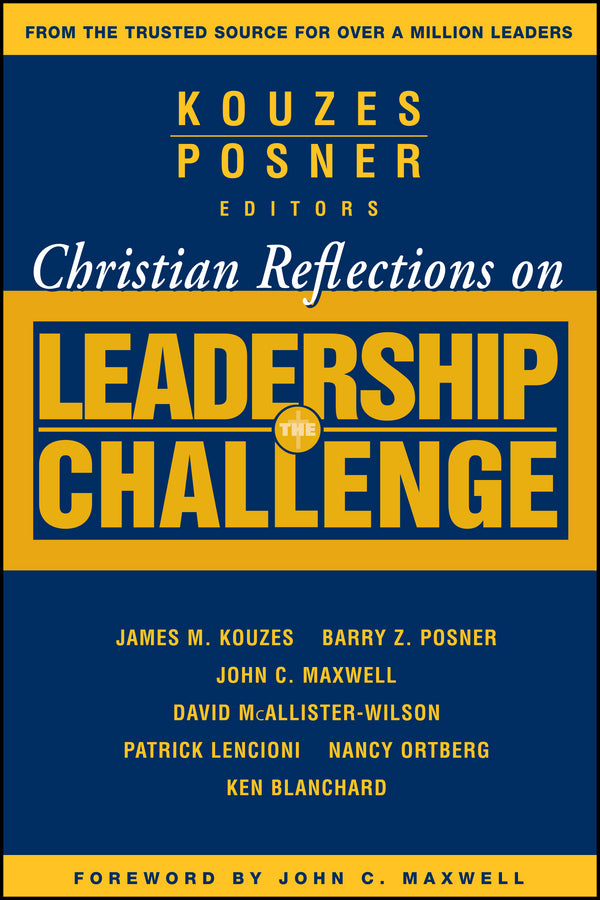 Christian Reflections on The Leadership Challenge (Paperback / softback) 9780787983376