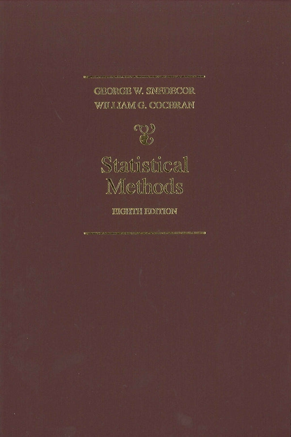 Statistical Methods (Hardback) 9780813815619