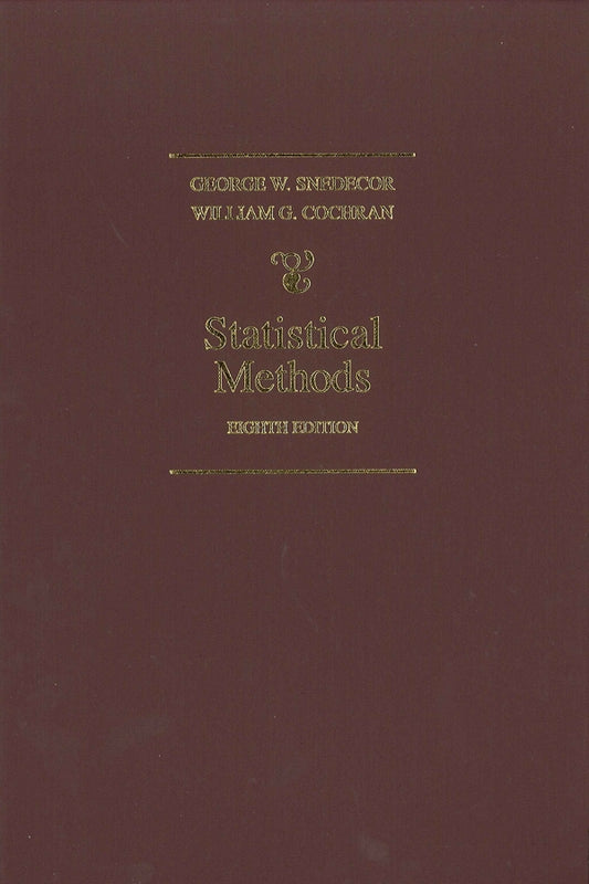 Statistical Methods (Hardback) 9780813815619