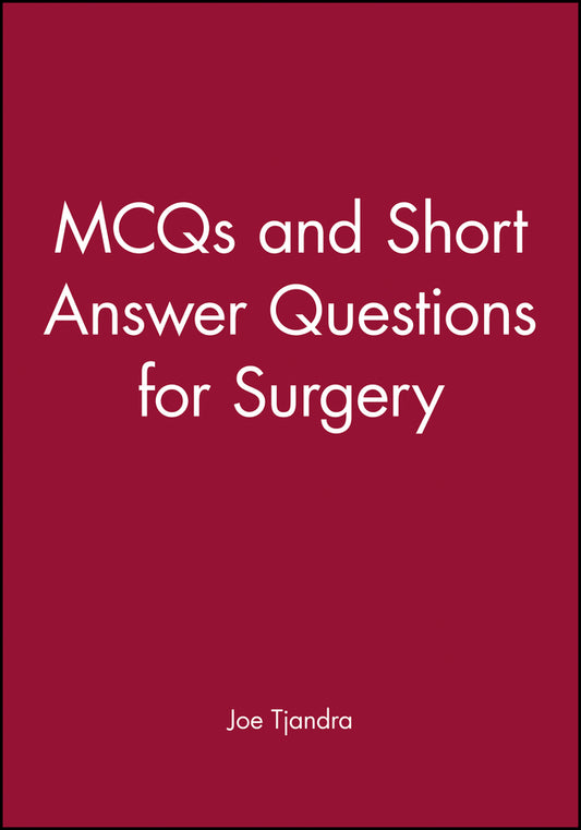 MCQs and Short Answer Questions for Surgery (Paperback / softback) 9780867930108