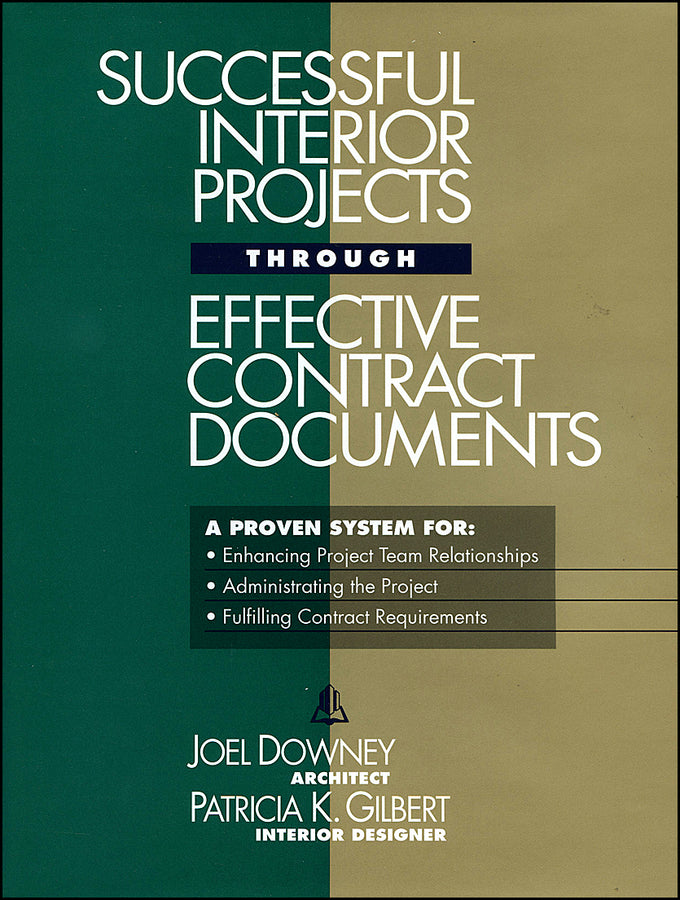 Successful Interior Projects Through Effective Contract Documents (Hardback) 9780876293836