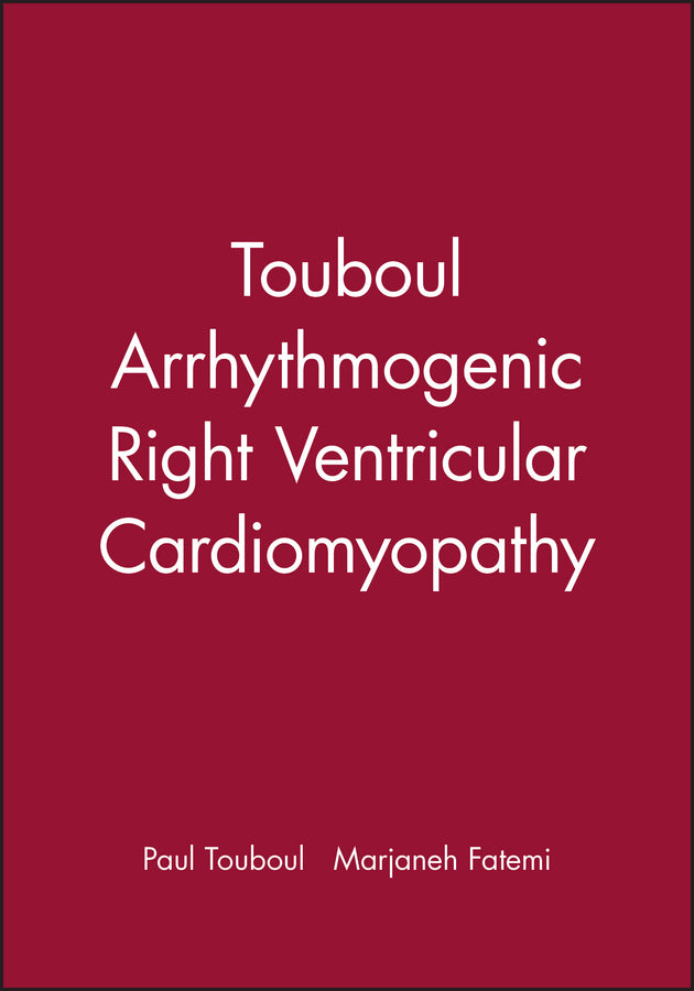 Touboul Arrhythmogenic Right Ventricular Cardiomyopathy (Paperback / softback) 9780879937126