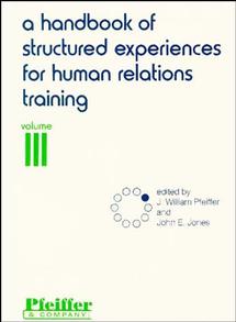 A Handbook of Structured Experiences for Human Relations Training, Volume 3 (Paperback / softback) 9780883900437